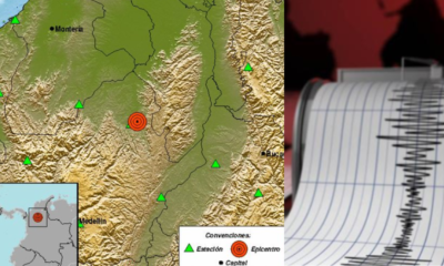 se registraron dos temblores en Antioquia en la madrugada de este domingo 19 de enero