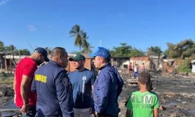 video de incendio en el barrio Bendición de Dios