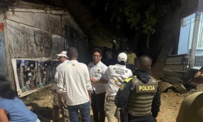 Quince casas afectadas, tras deslizamiento de tierra en Cartagena: autoridades inspeccionan la zona