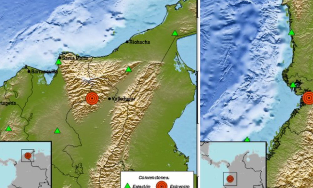 Dos temblores en Colombia en la madrugada de este jueves 23 de enero: epicentros y profundidades