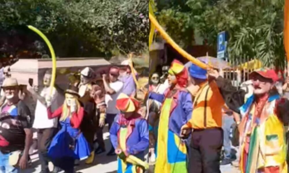 sepelio del payaso Capsulita asesinado en La Paz