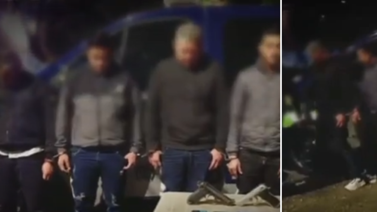 CAPTURAN A CUATRO HOMBRES QUE AMENAZABAN Y ROBABAN UNA MANO ARMADA A LOS TRANSETES EN EL NORTE DE BOGOTÁ