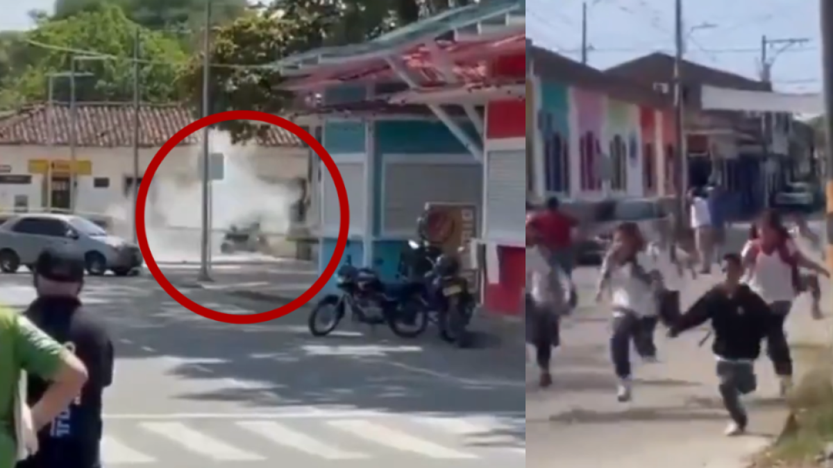 Video | Policía Evitó Explosión de Moto Bomba Cerca A Un Colegio en Riofrío, Valle del Cauca