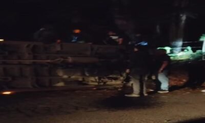 Accidente en la vía guasca