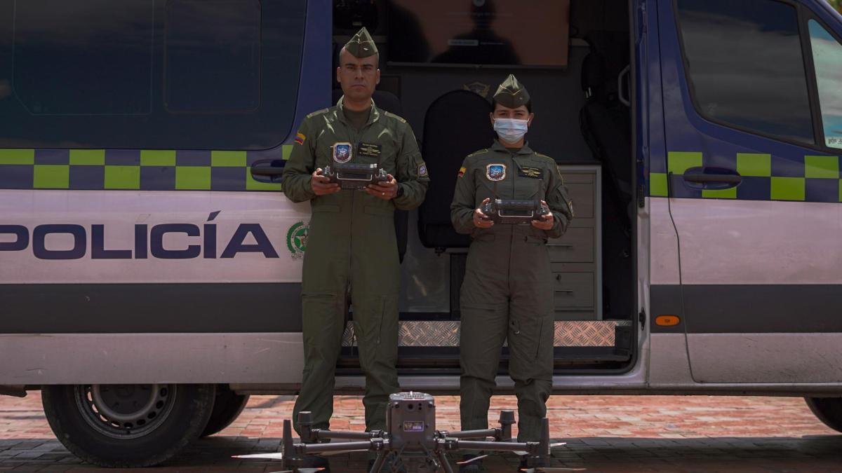 La estrategia de Patrullaje Aéreo Con Drones Con la Que la Policía de Bogotá Ha Logrado Más de 160 Capturas