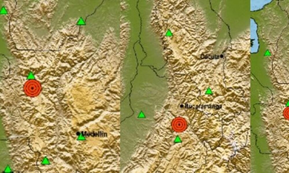 Temblor Hoy en Colombia | Reportan Seguidilla de Tres Sismos Con Magnitud Mayor A 3.0 Grados: Dos Fueron en un Mismo Lugar