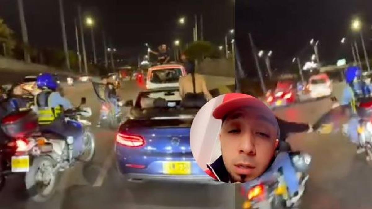 Apareció el Agente de Tránsito que Fue Agredido Cuando Reguetonero Grababa Video Musical en Medellín: 'Yo Patearon'