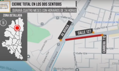 Cierre Total de la Avenida Calle 127 en Bogotá; ojo a los desvíos que Debe tomar si transita por allí