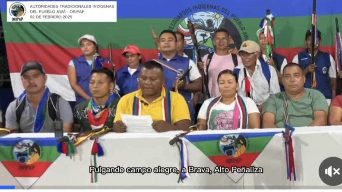 Líderes Awá de Nariño Rembrazan Crimen de Otro Indígena