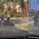 Mujer en bicicleta fue acosada por motociclista en bogotá; VIDEO CAPTADO POR CORRETOR HA GENERADO RECHAZO