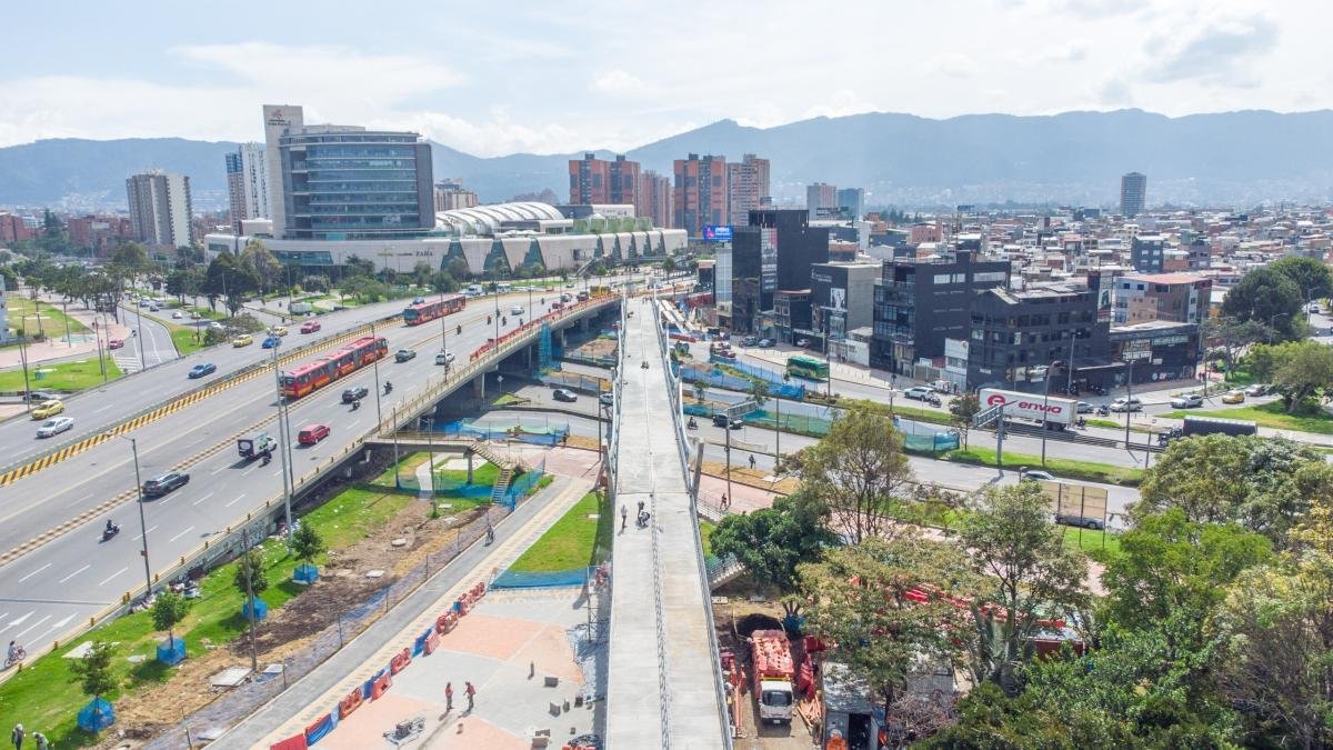 La Construcción del Ciclopuente de la Calle 80 Con Avenida Boyacá Se Encuentra en Un 88,72 Por Ciento de Avance