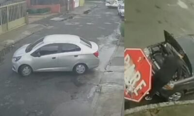 Descubren cómo ópera Banda de Carro Gris y Mujer Con Tapabocas que Desvalija Carros en Bogotá