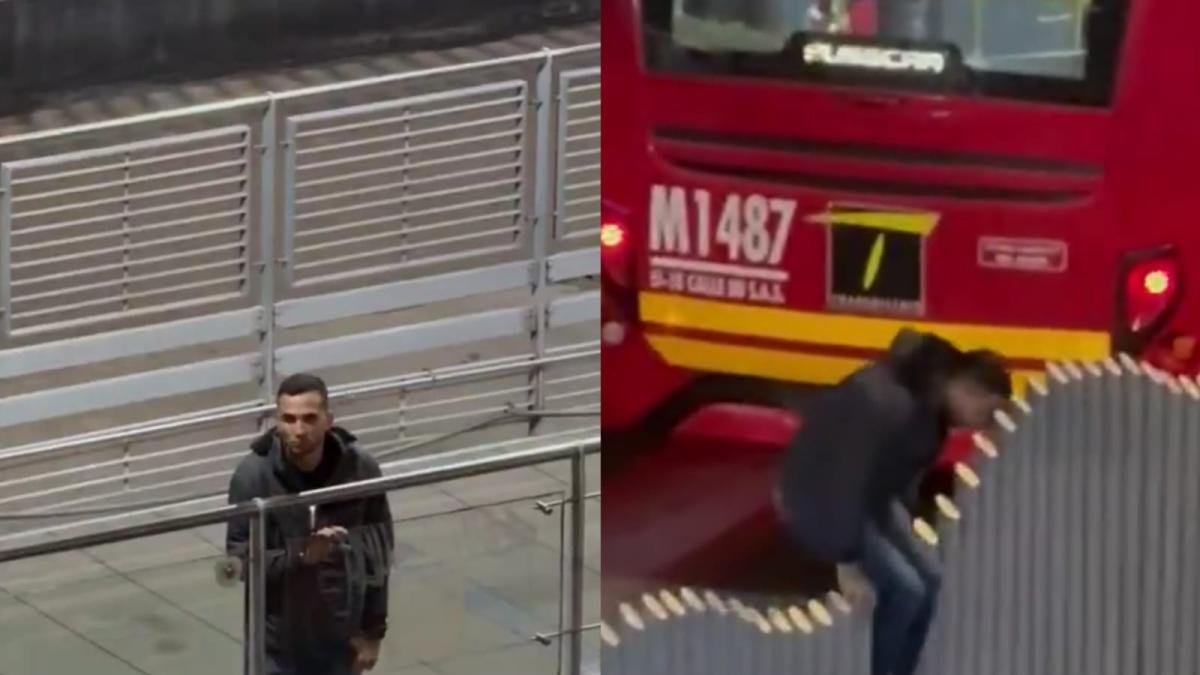 Hombre que Roba Celulares en Estación de Transmilenio en Bogotá Ha Sido Capturado 5 Veces