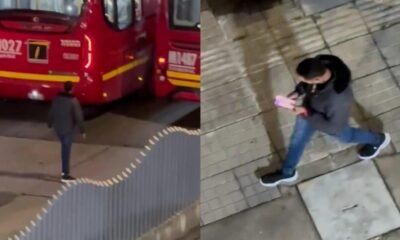 Video | Denuncian un hombre que roba celulares en importancia estacia de transmilenio en bogotá