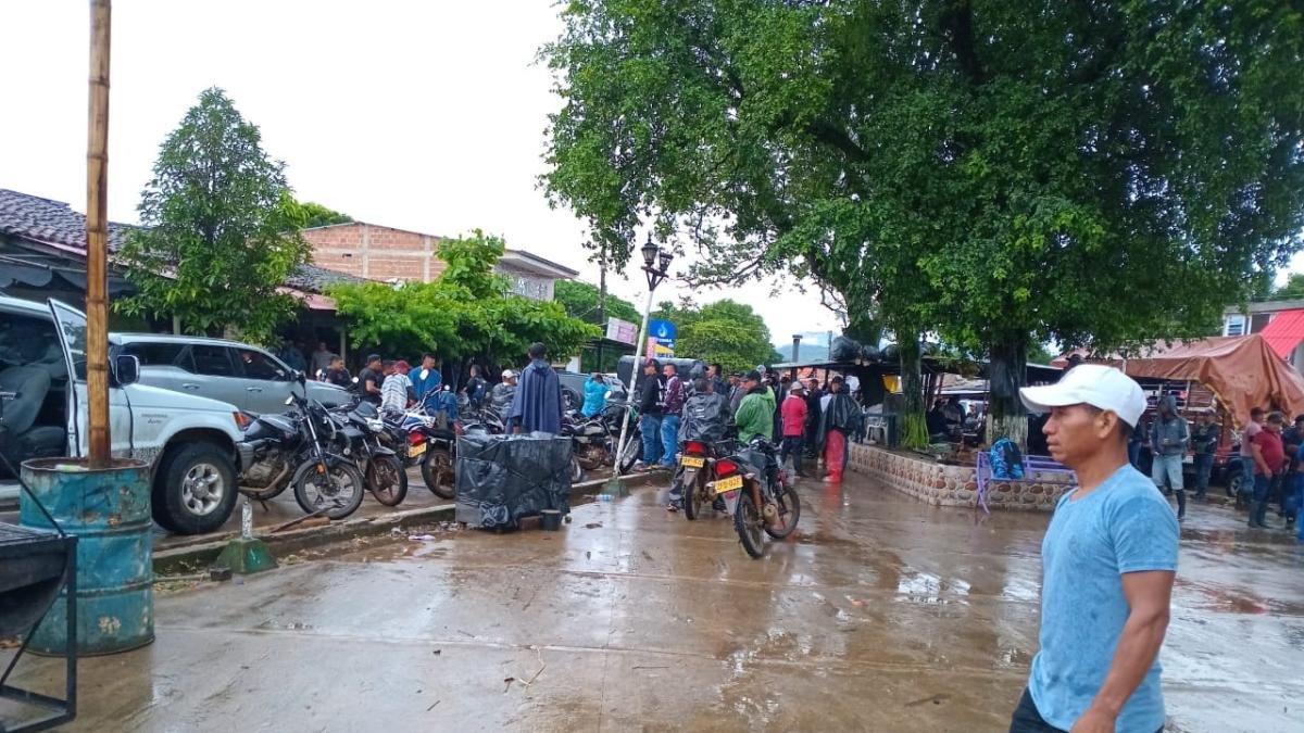 Protesta de Comunidades de El Patía (Cauca), Por Presuntas Fallas en el Servicio de Energía