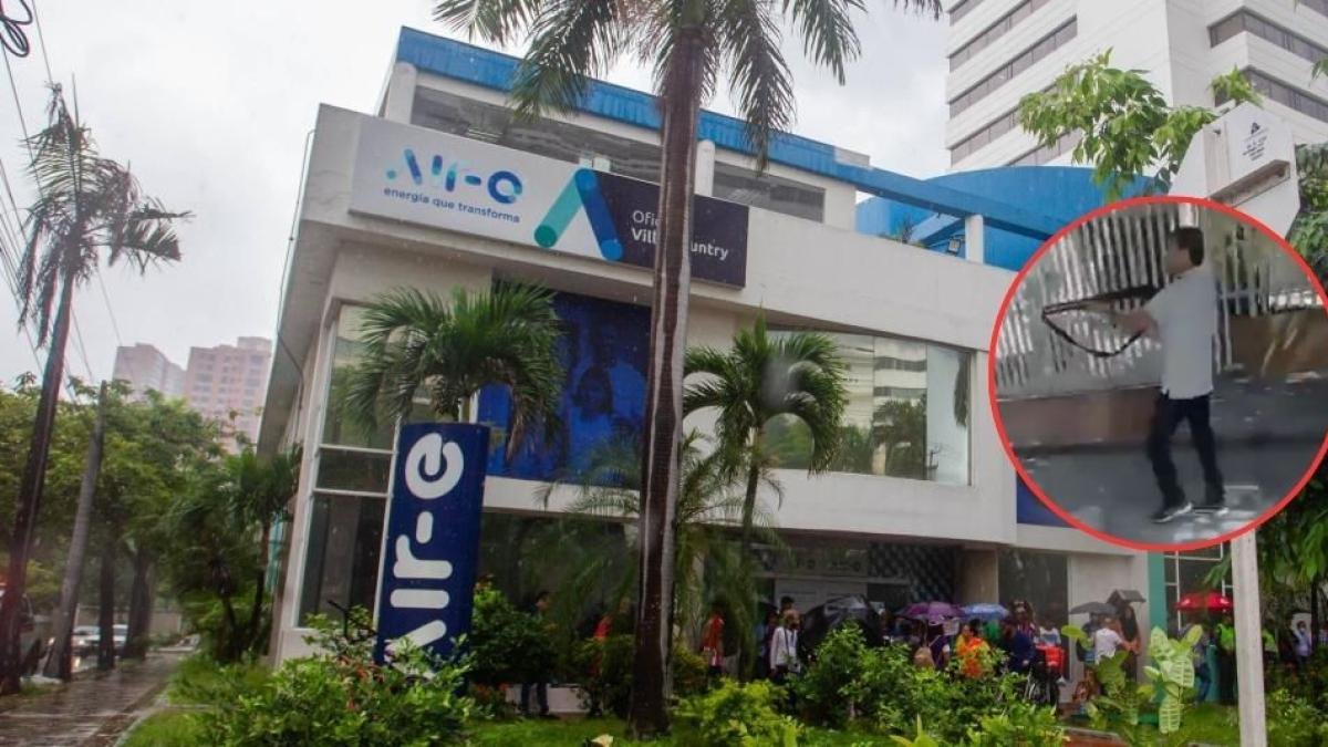Video | Concopeta en Mano Hombre Amenazó A Funcionarios que Iban A Cortarle La Luz Por Deuda