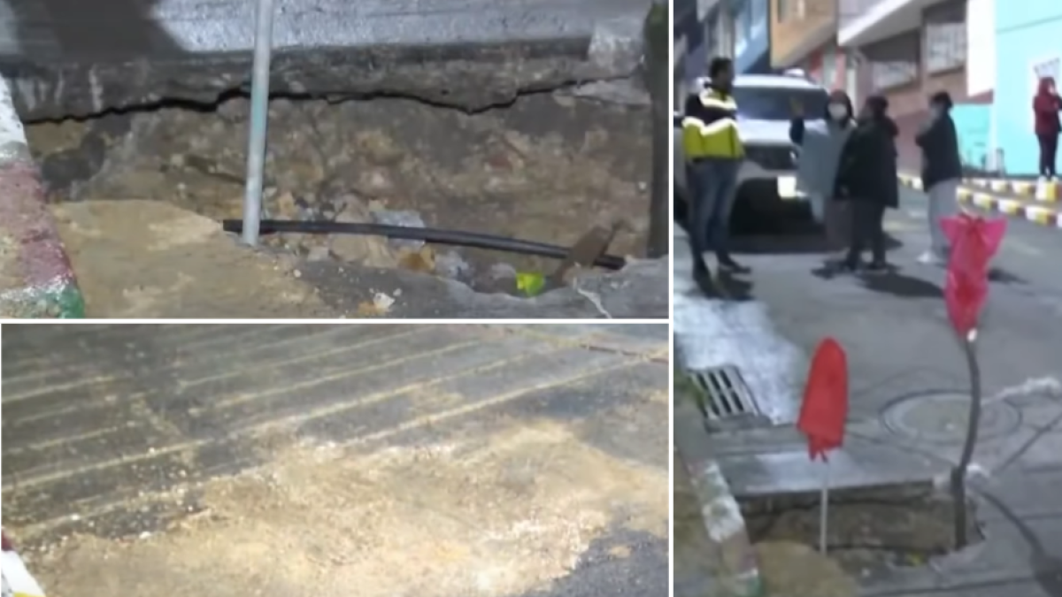 habitantes piden que reparen la vía