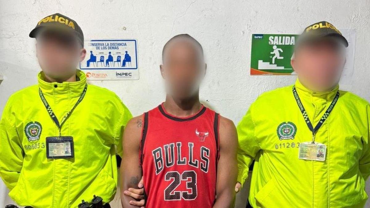 En Cartagena Capturan A Uno de los Sicarios que atacaron A Oficial de la Dijin Bertel Pérez