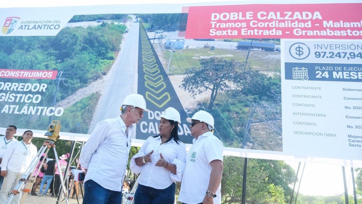 Obras del Corredor logísstico entre Malambo y Galapa