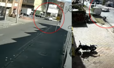 Mensajero Relató como director en bogotá lo Atropelló, se Bajó, Corrió Moto y Huyó del Lugar