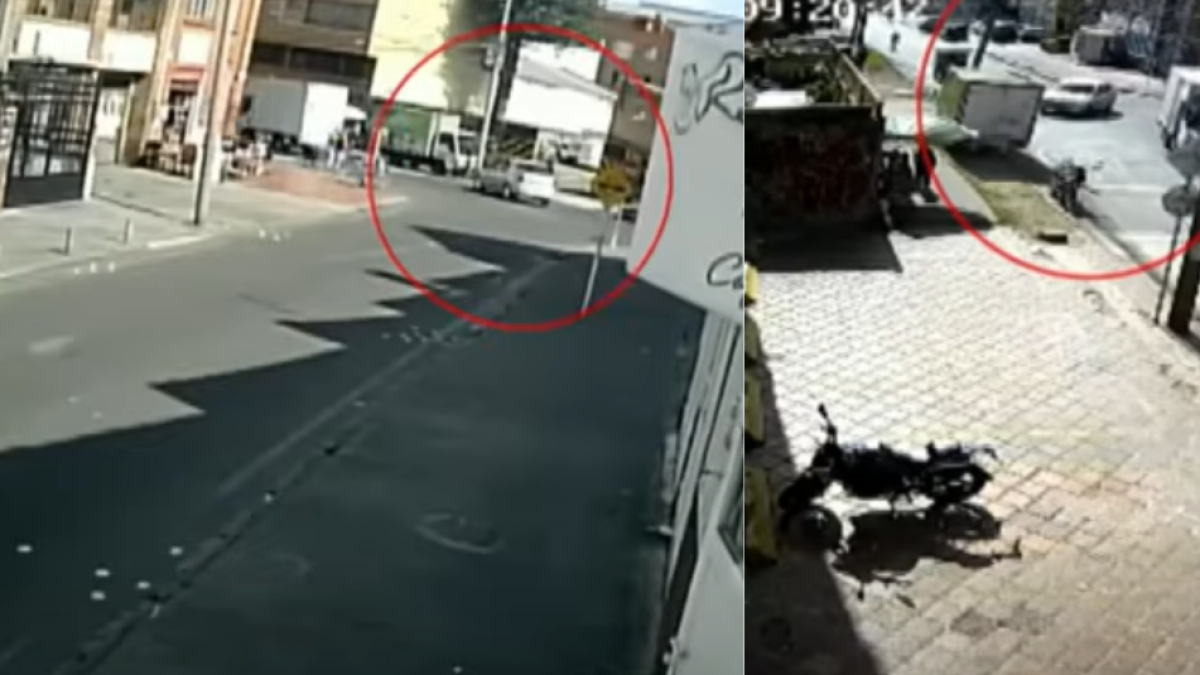 Mensajero Relató como director en bogotá lo Atropelló, se Bajó, Corrió Moto y Huyó del Lugar