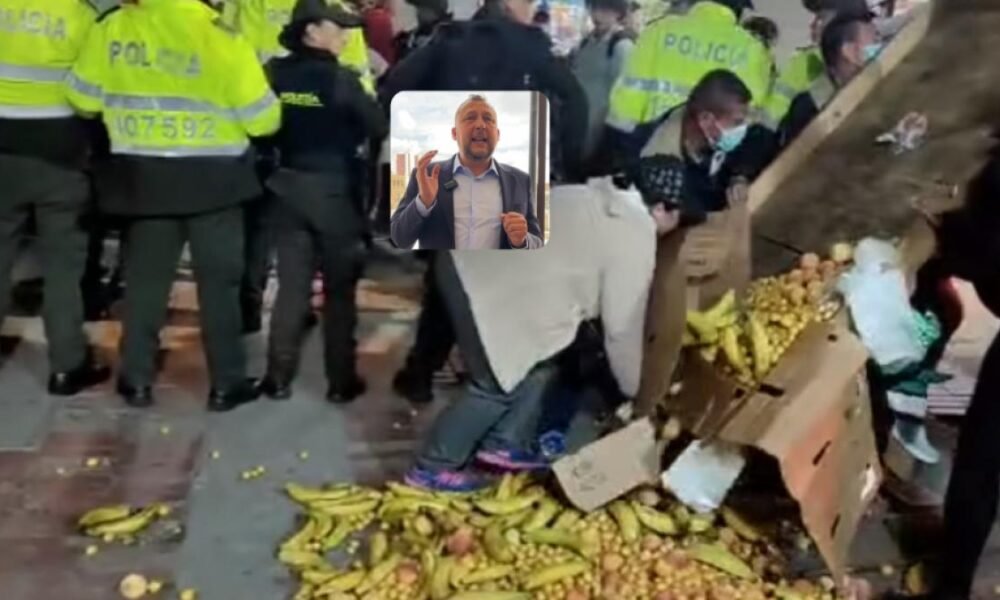 Alcalde de Tunja Respondió Un video de Vendedora Ambulante que Terminó con su fruta en el Piso