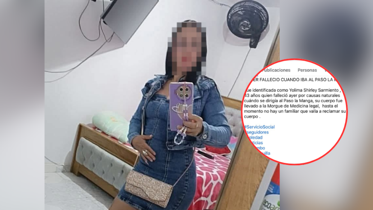 Hobró Mujer que fingióe su muerte en redes Sociales en Barranquilla: 'Perdón a mi Familia'