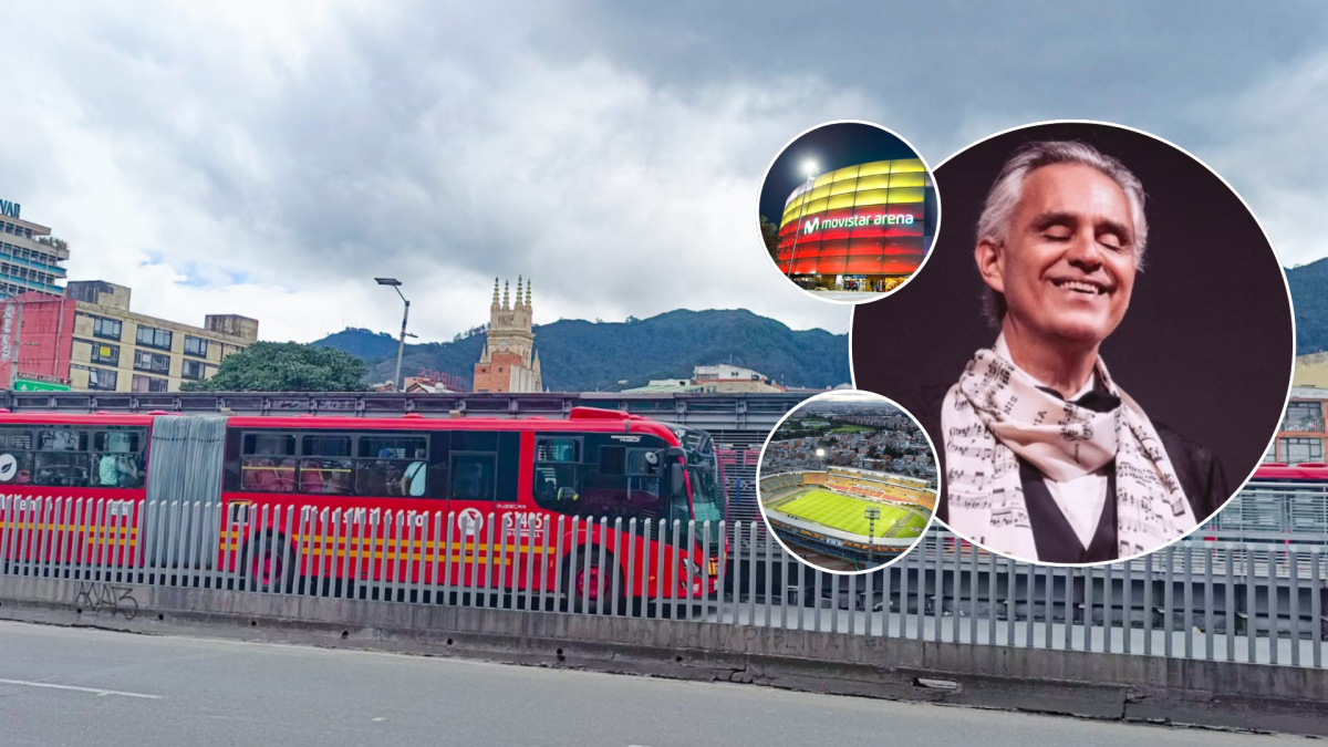 Estas Son Las Estatos de Transmilenio Que Habilitarán Tras Concierto de Andrea Bocelli