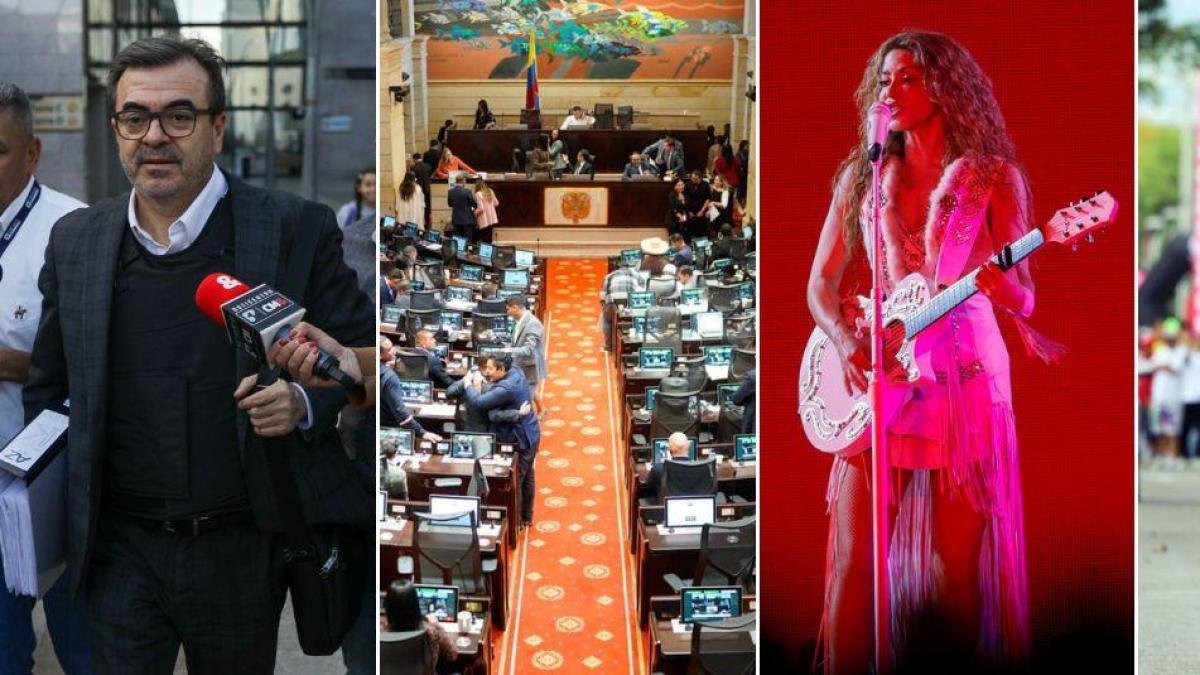 Caso UNGRD, PIB, Reforma de la Salud, Shakira en Concierto y Qué Será Noticia la Próxima Semana