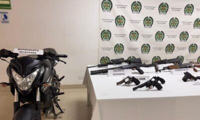 Escopeta, Fusiles y Arsenal de Banda Criminal Para Asesinar y Enfentar A Autoridades en Valle