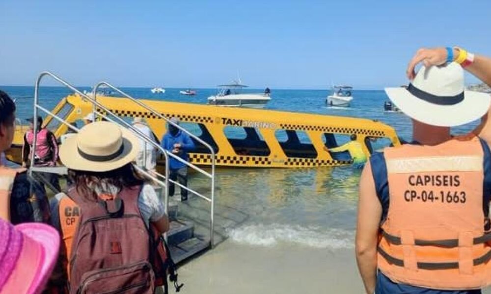 una lancha se hundio con turistas a bordo