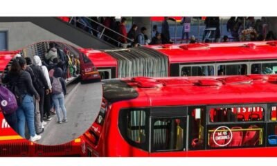 Usuarios del transmilenio Hacen fila para collarse: indignación por falta de control