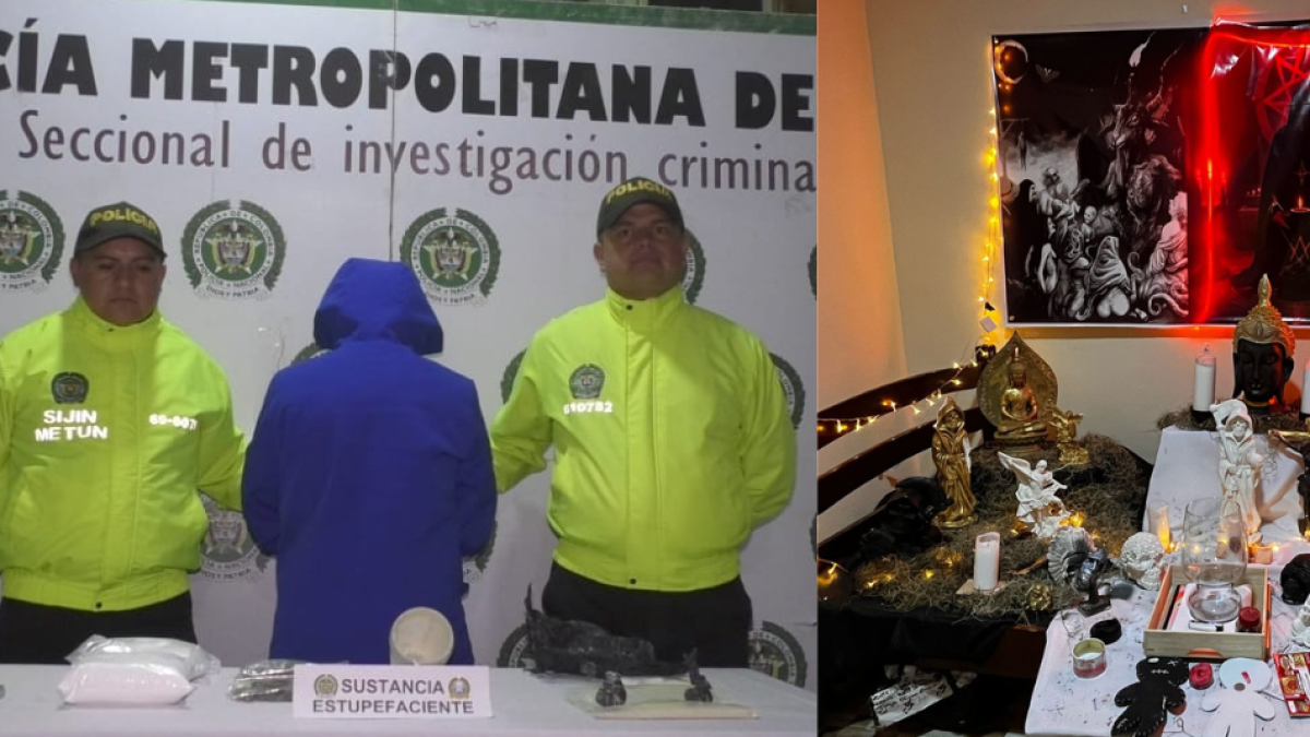 El Altar Satánico que Usaba Gasta de Drogas en Boyacá Para No SER Descubierto