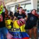 Recibimiento de Fanábicos en el Aeropuerto de Barranquilla