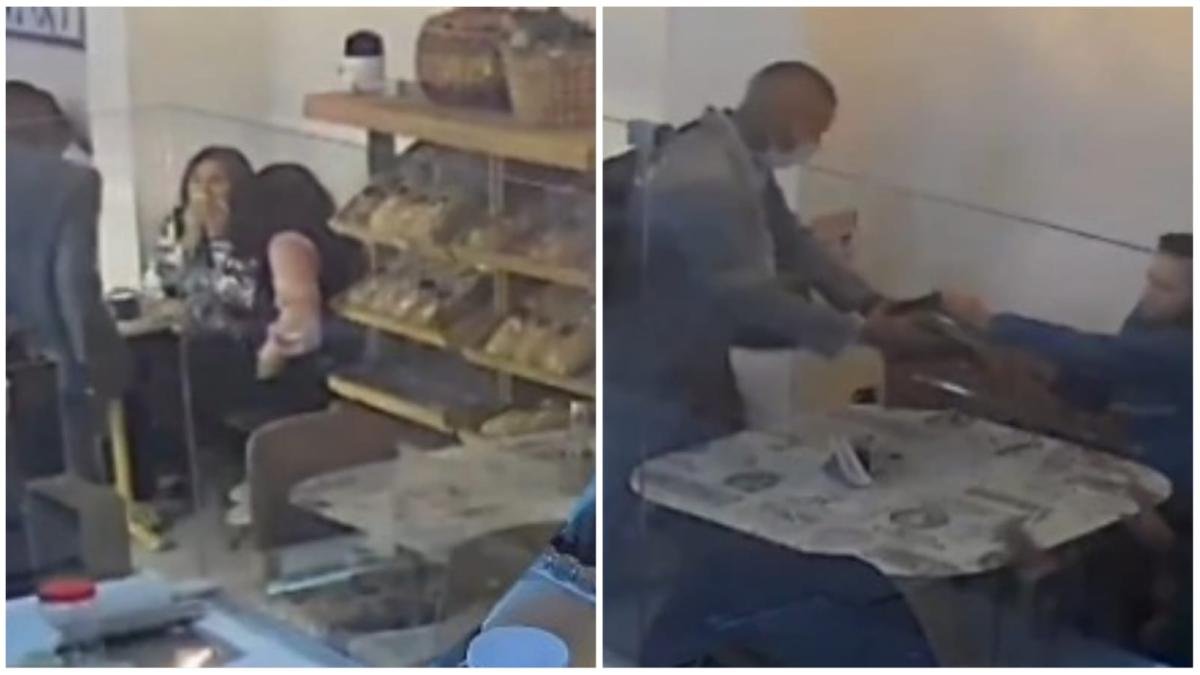 Atracador Vestido de Traje Robó A Varios CLIENSES DE UNA PANADERÍA EN BOGOTÁ: VIDEO