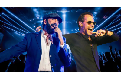 Marc Anthony y Juan Luis Guerra en el Metroconcio