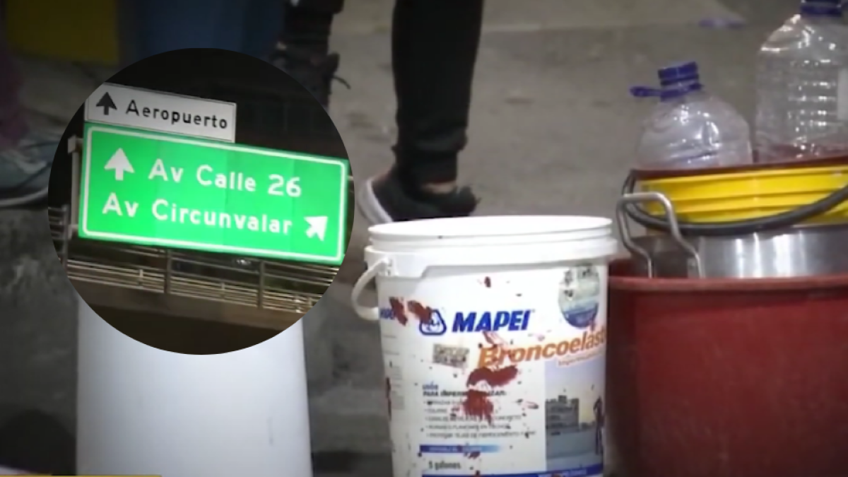 Vecinos de Santa Fe Llevan Cinco Días Sin Agua Potable en Bogotá y Salen un protector