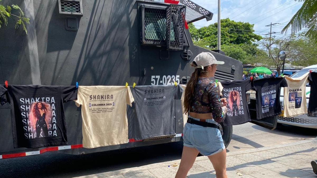 Ventas informales por concierto en Barranquilla