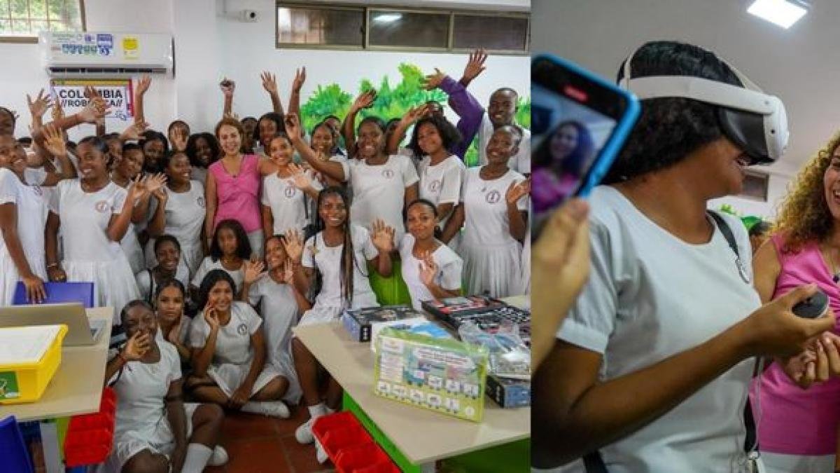 ASÍ HIJO LOS LABORATORIOS DE ROBÓTICA CON REALIDAD Virtual Que Inauguró Minciencias en Tumaco