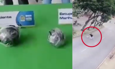 ASI OPERAN DELINCUENTES QE Lanzan Drogas a la Cárcel Modelo de Bucaramanga: Hay Un Cauturado