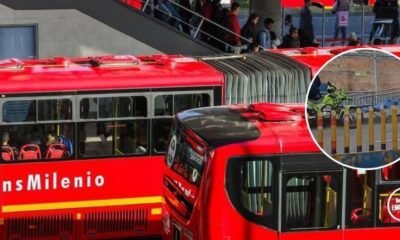 Persona muele a las afueras de estación de transmilenio en centro de bogotá; Reportan Trancón