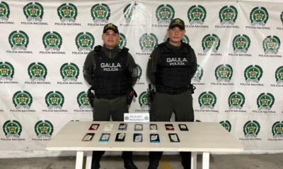 Policía Decomisó 89 Celulares en Cácceles de Barranquilla