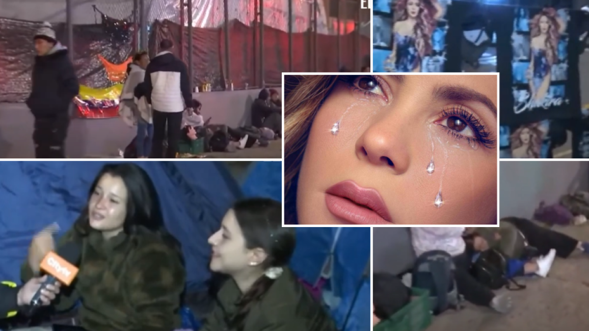 Decenas de Fanábticos Acamparon Afuera de el Campín Antes del Concier