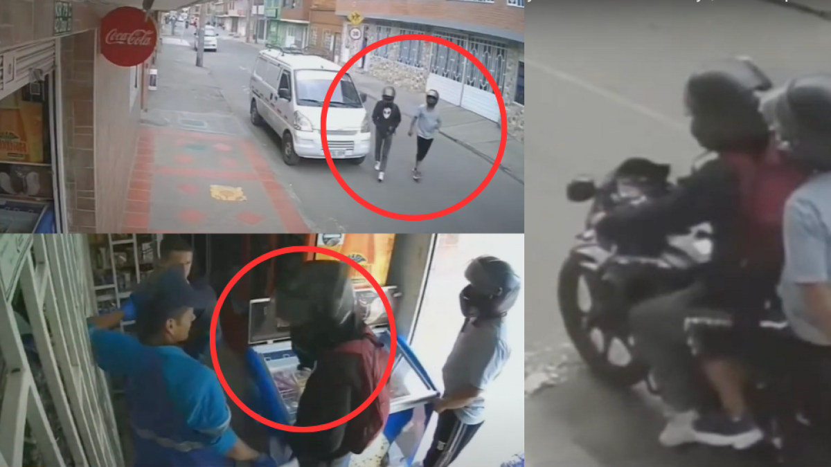 En Segundos, Ladrones Armados Robaron A Repartidor y Cliente de Tienda Al Sur de Bogotá
