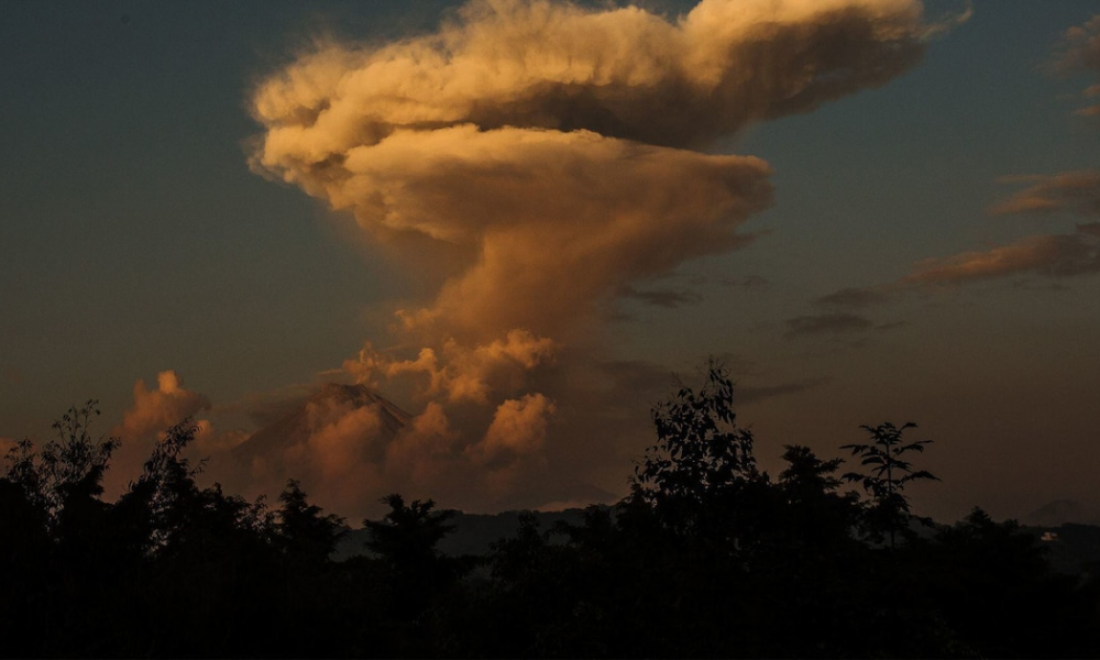 Alerta por desgasificación: actividad del Volcán de Fuego de Colima hoy 18 de febrero