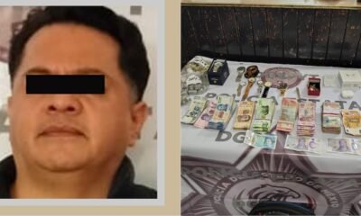 Detienen a hombre por robar 200 mil pesos de una iglesia en el Edomex
