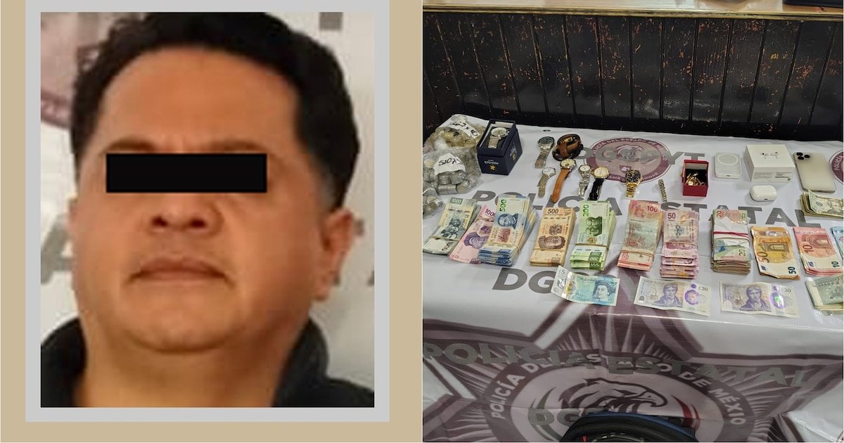 Detienen a hombre por robar 200 mil pesos de una iglesia en el Edomex
