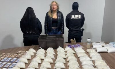 Detienen en Chihuahua a presunta trabajadora de la FGR con más de 2 millones de pesos en metanfetamina