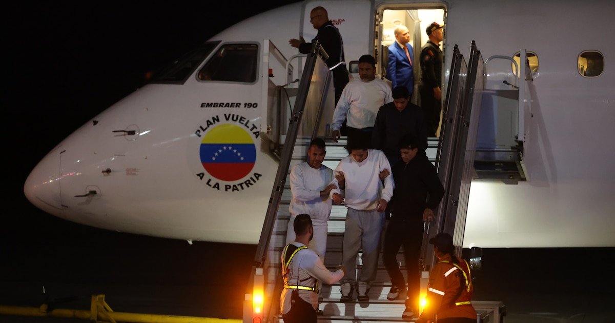 Honduras recibió un vuelo procedente de Guantánamo con 177 venezolanos deportados, que luego fueron regresados a su país
