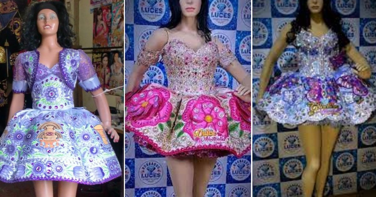 Las costosas polleras que lucen las cantantes de música folclórica en sus conciertos
